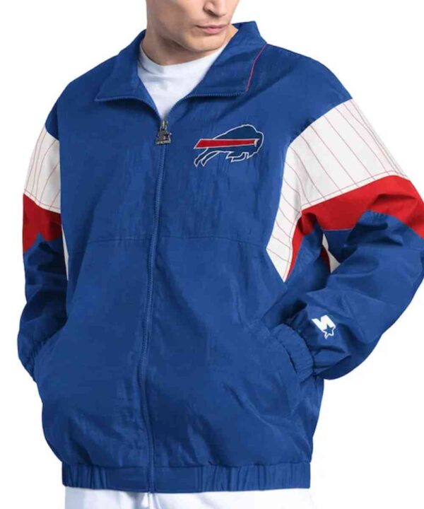 Buffalo Bills Yard Line Royal Full-Zip Jacket