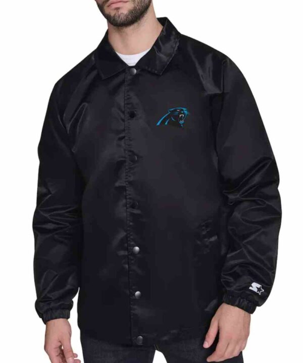 Carolina Panthers Retro Logo Coaches Jacket