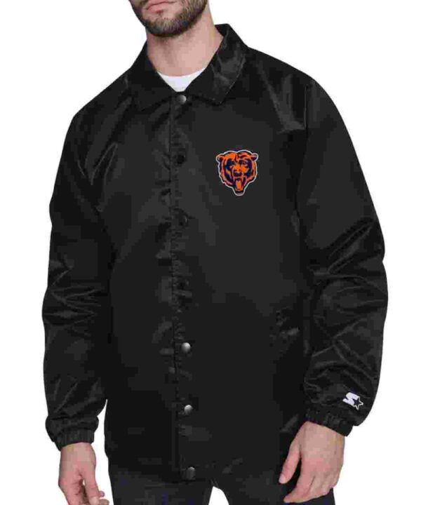 Chicago Bears Retro Logo Coaches Jacket