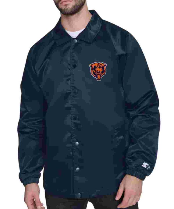 Chicago Bears Retro Logo Coaches Jacket