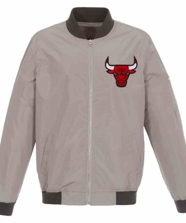 Chicago Bulls Lightweight Nylon Bomber Jacket