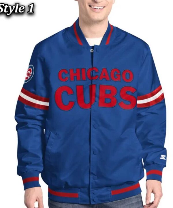 Chicago Cubs Scout Varsity Satin Jacket