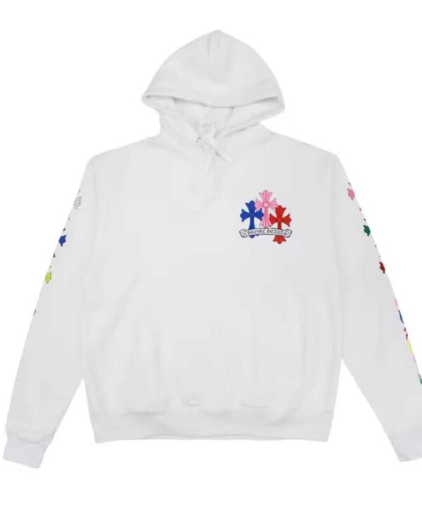Chrome Hearts Multicolor White Hoodie