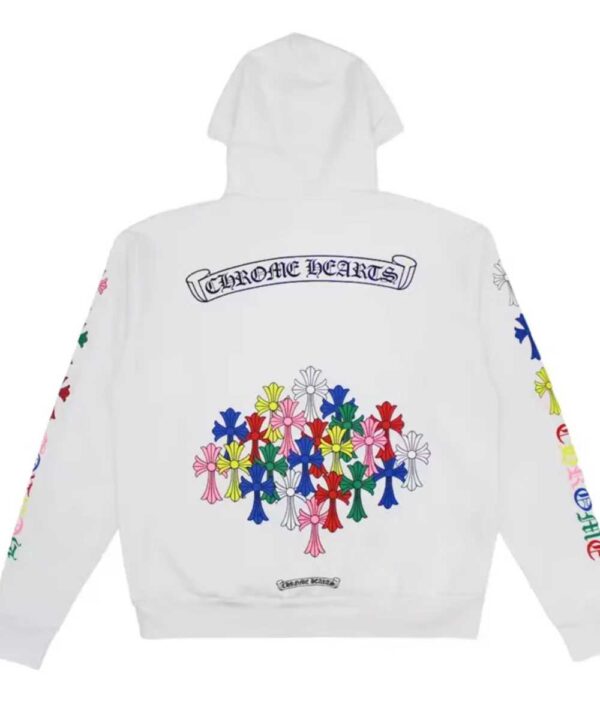 Chrome Hearts Multicolor White Hoodie