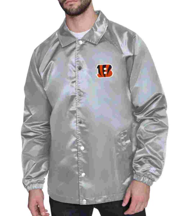 Cincinnati Bengals Retro Logo Coaches Jacket
