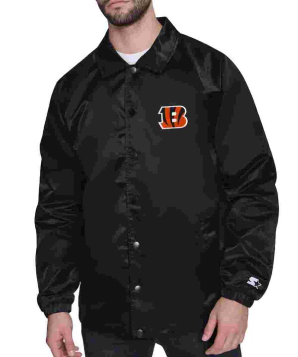 Cincinnati Bengals Retro Logo Coaches Jacket