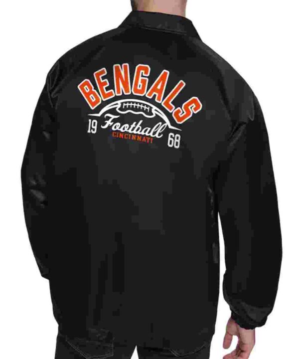 Cincinnati Bengals Retro Logo Coaches Jacket