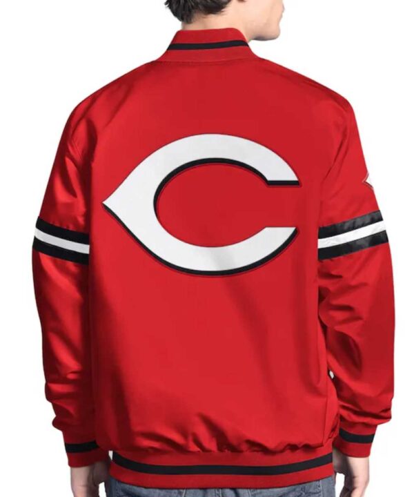 Cincinnati Reds Scout Varsity Satin Jacket
