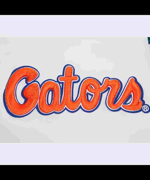 Florida Gators Classic White Satin Jacket