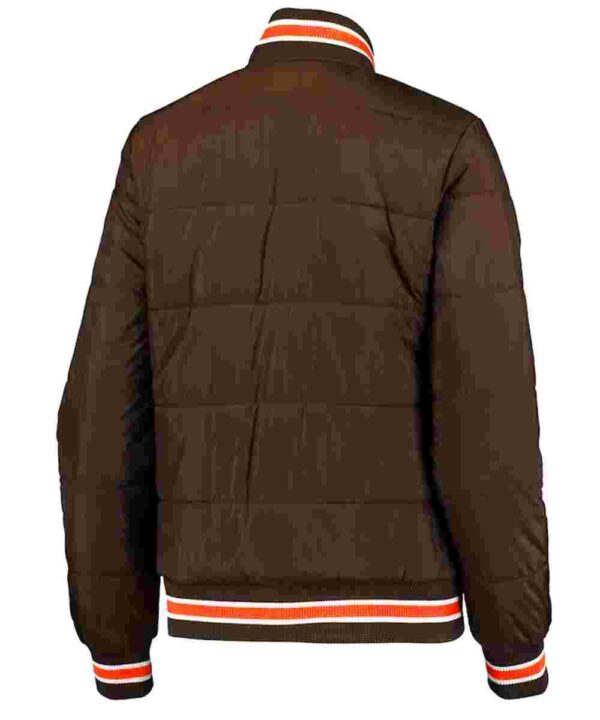 Cleveland Browns Goal Brown Field Bomber Jacket