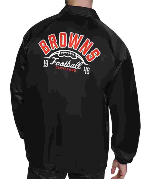 Cleveland Browns Retro Logo Coaches Jacket