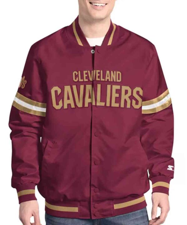Cleveland Cavaliers Scout Varsity Satin Jacket