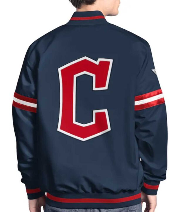 Cleveland Guardians Scout Varsity Satin Jacket