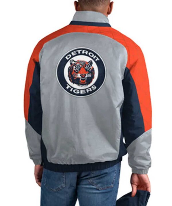 Cooperstown Detroit Tigers The Body Check Half-Zip Hooded Jacket