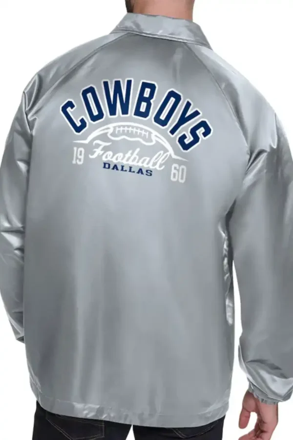Dallas Cowboys Retro Logo Coaches Jacket