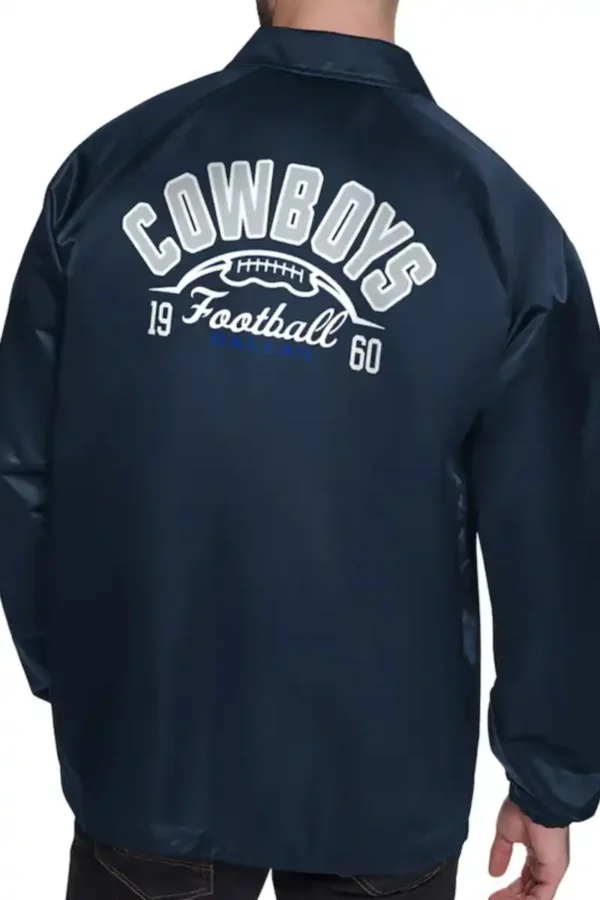Dallas Cowboys Retro Logo Coaches Jacket