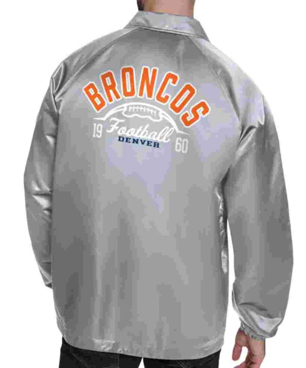 Denver Broncos Retro Logo Coaches Jacket