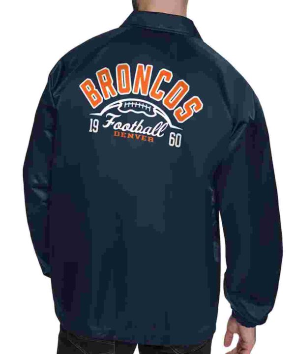 Denver Broncos Retro Logo Coaches Jacket