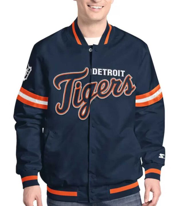 Detroit Tigers Scout Varsity Satin Jacket
