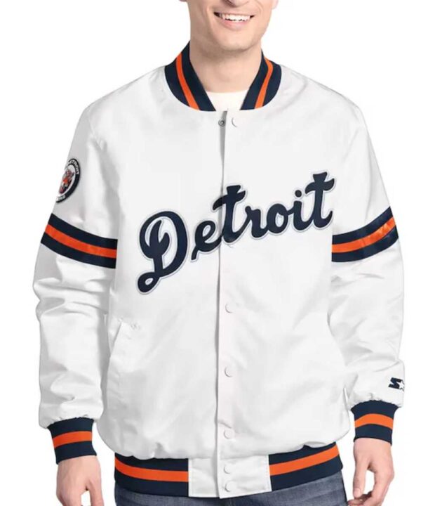 Detroit Tigers Scout Varsity Satin Jacket