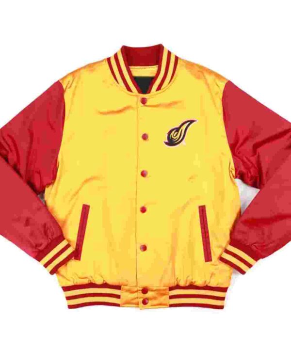 District of Columbia Gold and Red Baseball Jacket