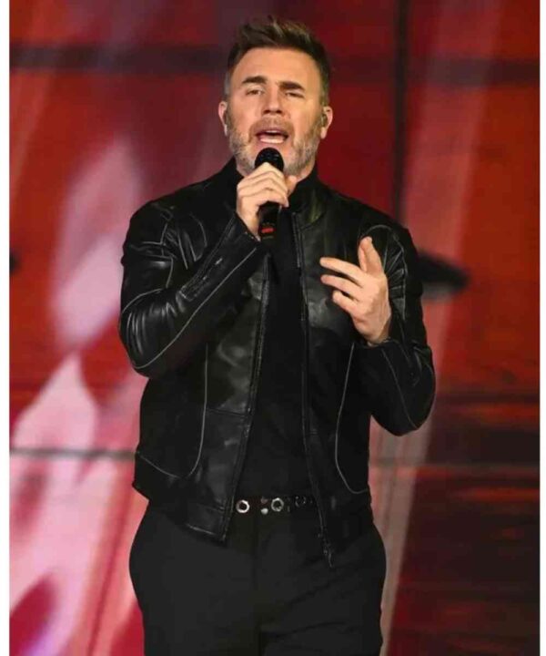 Gary Barlow F1 75 Leather Jacket
