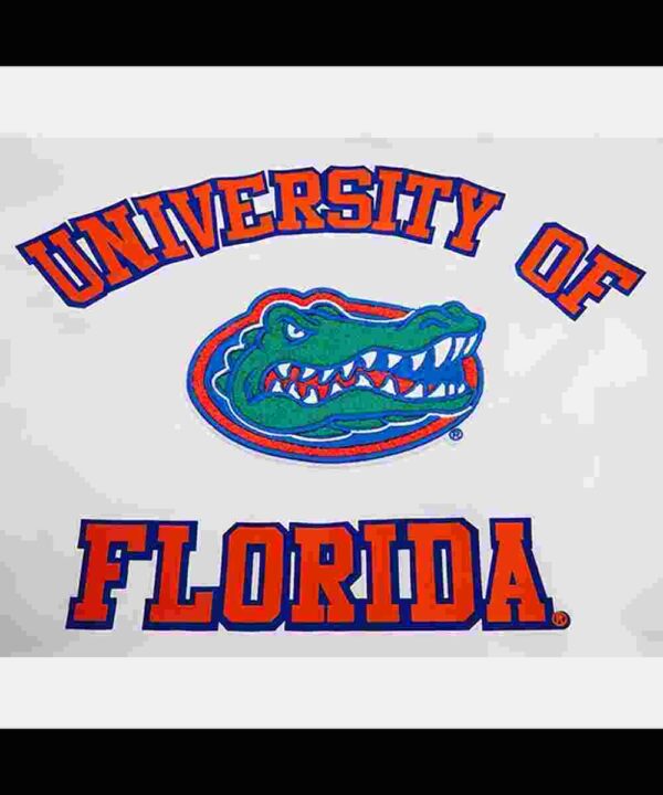 Florida Gators Classic White Satin Jacket