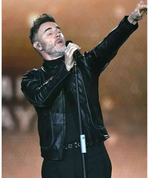 Gary Barlow F1 75 Leather Jacket