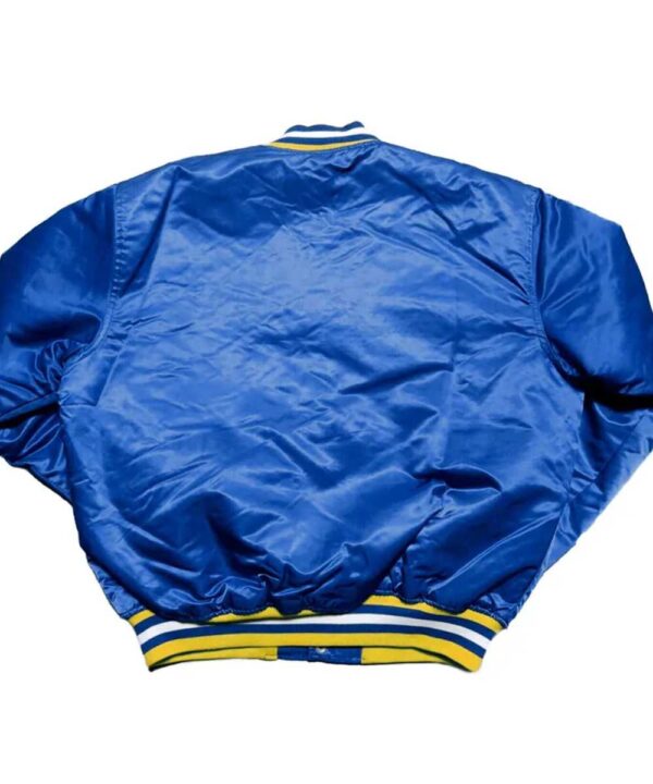 Golden State Warriors 90s NBA Royal Satin Jacket