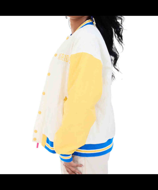 Golden State Warriors Color Block Bomber Full-Snap Jacket