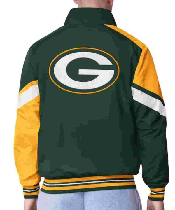 Green Bay Packers Strong Arm Green Full-Zip Jacket