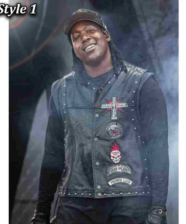 Hardstone Psycho Don Toliver Leather Vest