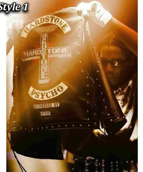 Hardstone Psycho Don Toliver Leather Vest