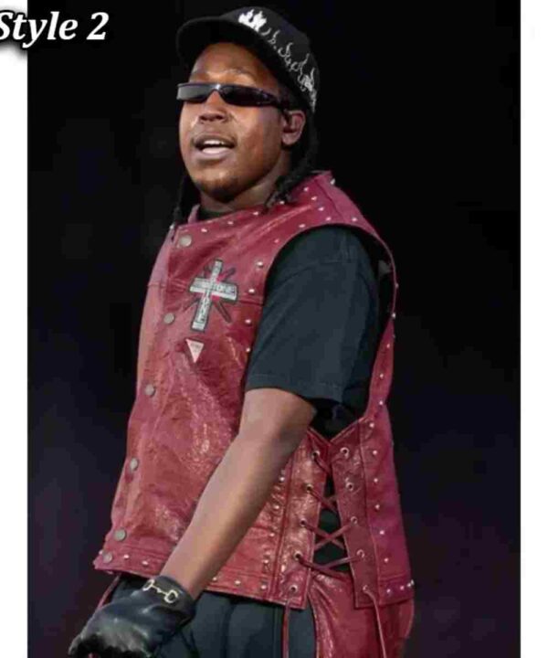 Hardstone Psycho Don Toliver Leather Vest
