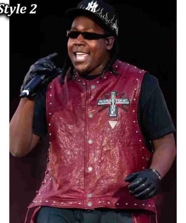 Hardstone Psycho Don Toliver Leather Vest
