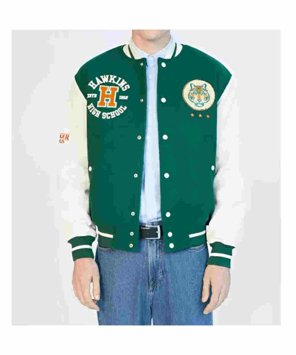 Stranger Things Hawkins Stadium Varsity Jacket