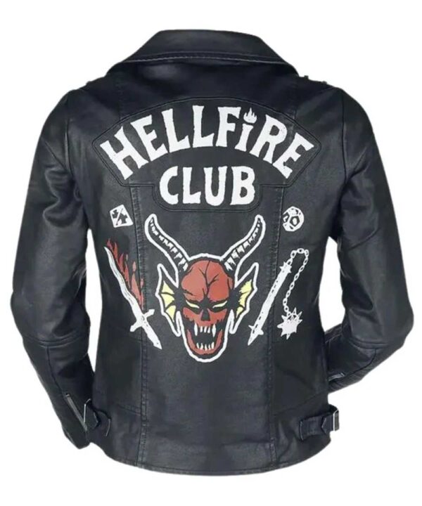 Hellfire Club Black Leather Jacket