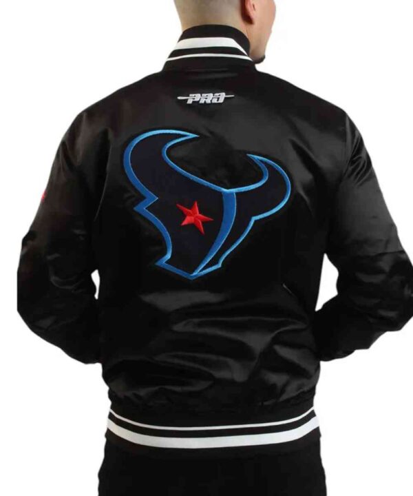 Ransom Houston Texans Black Satin Jacket