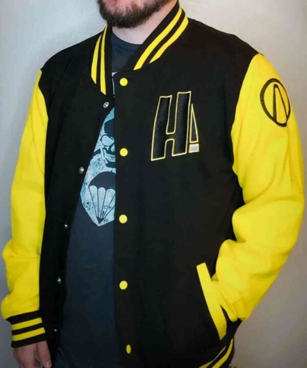 Letterman Borderlands Hyperion Black and Yellow Jacket