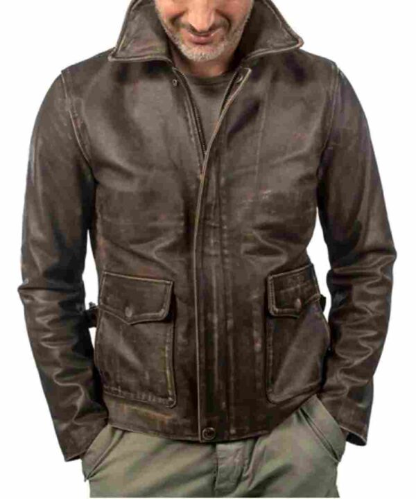 Indiana Jones Harrison Ford Leather Jacket