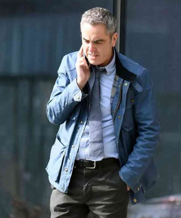 James Nesbitt Stay Close Cotton Blue Jacket