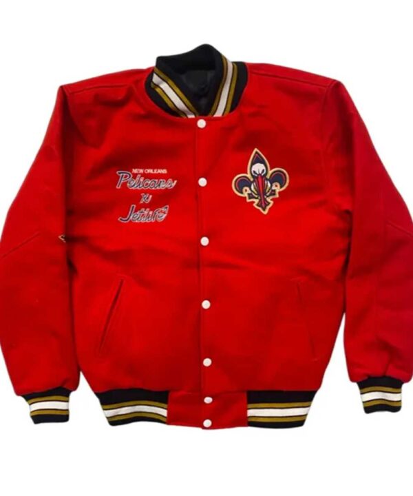 Pelicans Jet Life Red Jacket