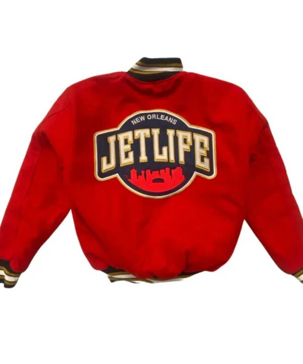 Pelicans Jet Life Red Jacket
