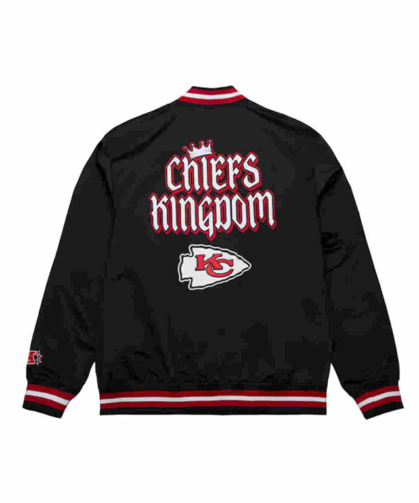 Kansas City Chiefs Double Down Black Satin Jacket