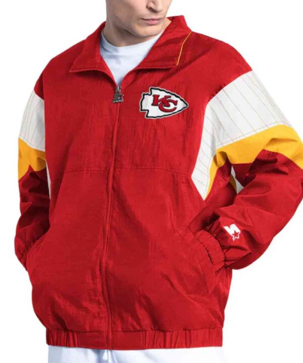 Kansas City Chiefs Yard Line Red Full-Zip Jacket