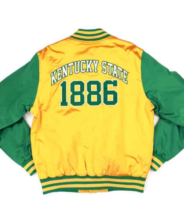 Kentucky State Gold and Green Baseball Jacket