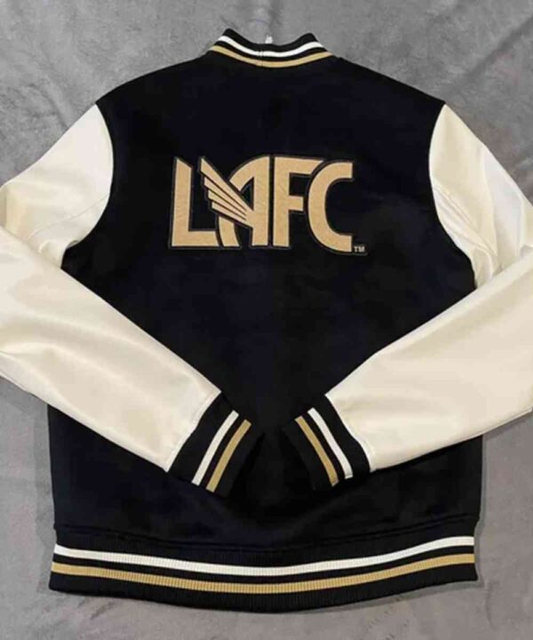Los Angeles FC Black and White Letterman Jacket