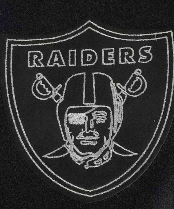 Las Vegas Raiders Full-Zip Black Varsity Jacket