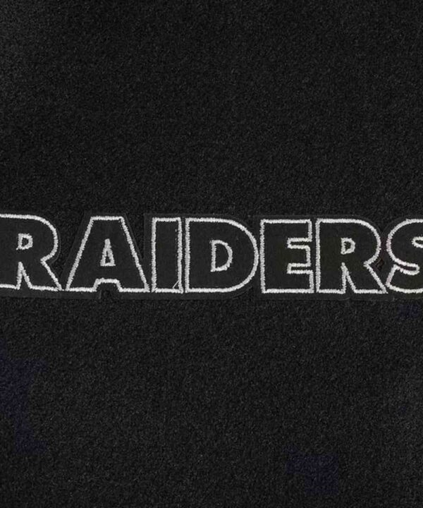 Las Vegas Raiders Full-Zip Black Varsity Jacket
