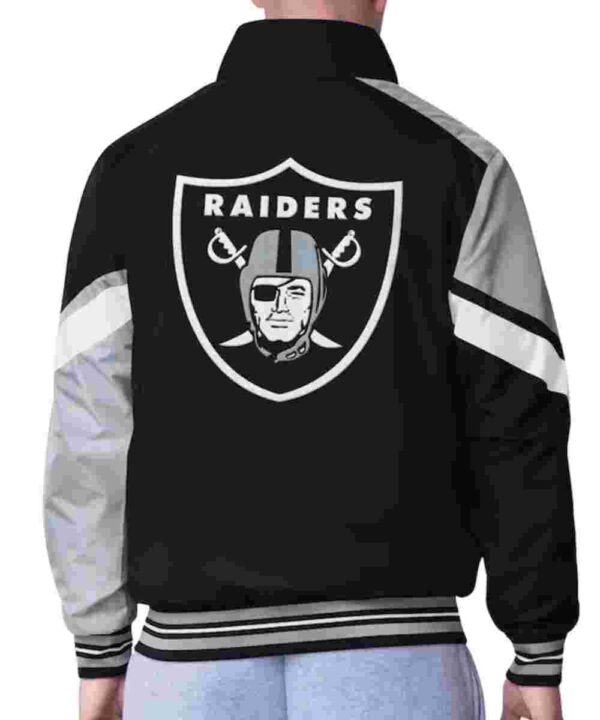 Las Vegas Raiders Strong Arm Black Full-Zip Jacket